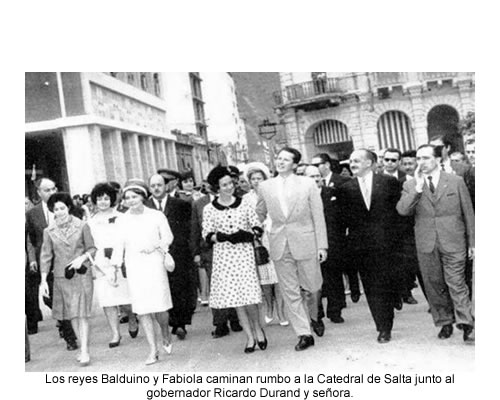 reyes belgas llegaron a la Argentina el de 3 de noviembre de 1965